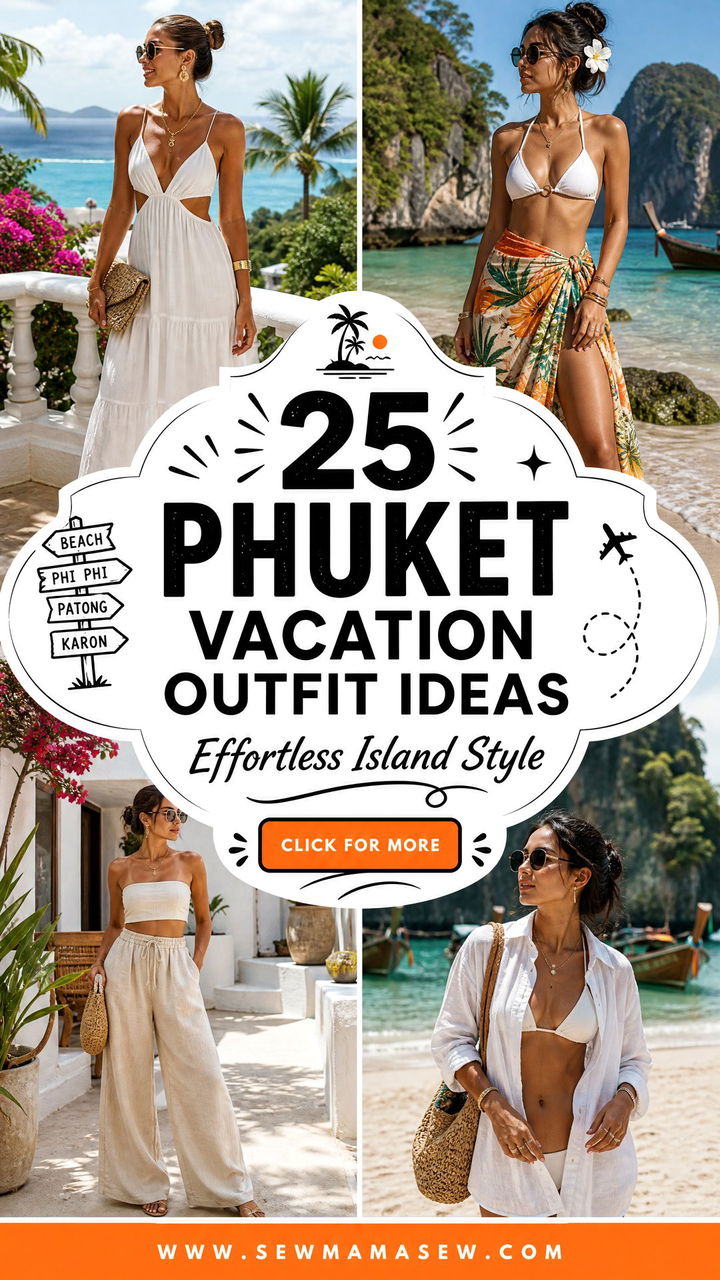 25 Phuket Vacation Outfit Ideas for Effortless Island Style - 25 Phuket Vacation Outfit Ideas for Effortless Island Style