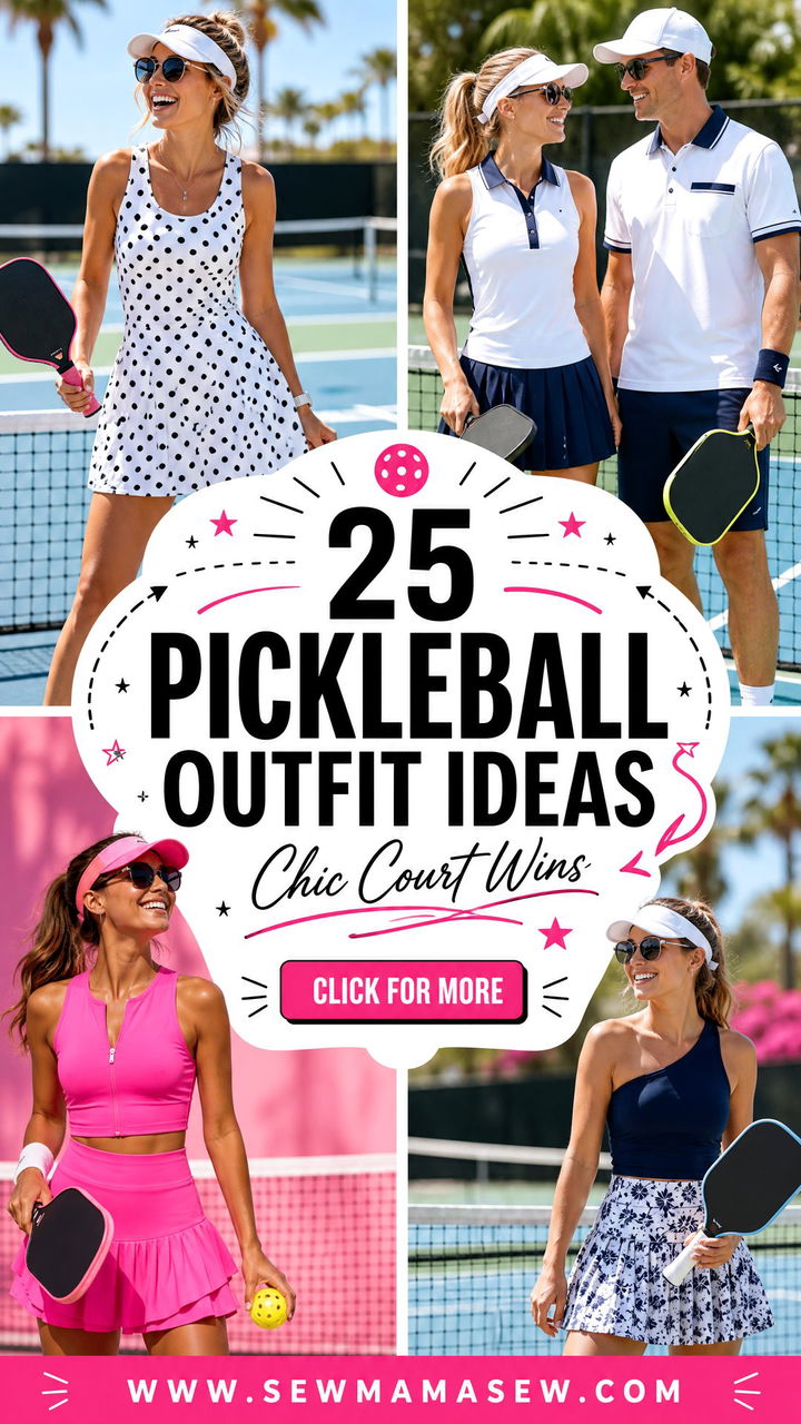 25 Pickleball Outfit Ideas 2026 for Chic Court Style Wins - 25 Pickleball Outfit Ideas 2026 for Chic Court Style Wins