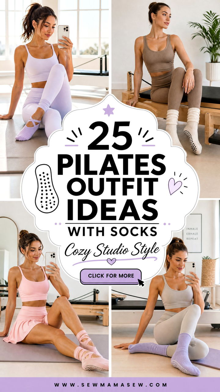 25 Pilates Outfit Ideas With Socks for Cozy Studio Style - 25 Pilates Outfit Ideas With Socks for Cozy Studio Style