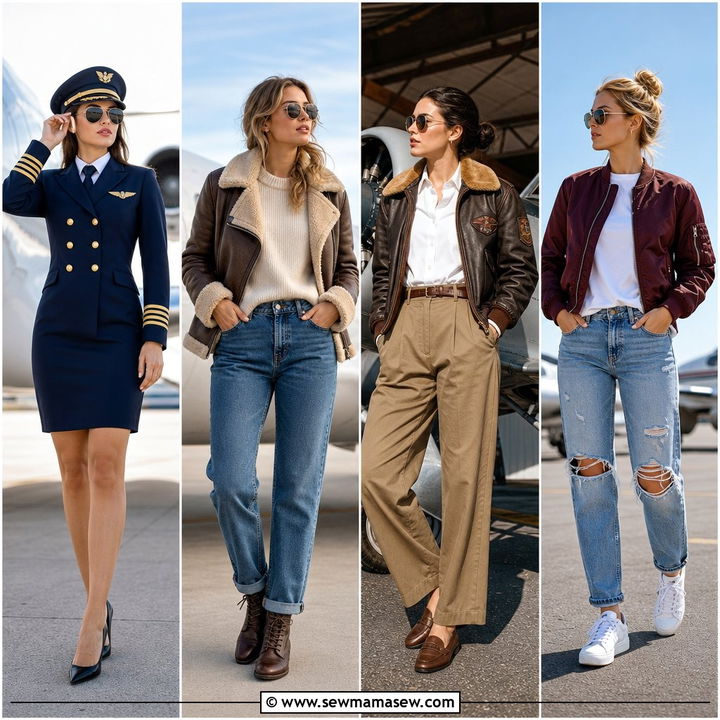 25 Pilot Outfit Ideas for Sleek Aviation-Inspired Style