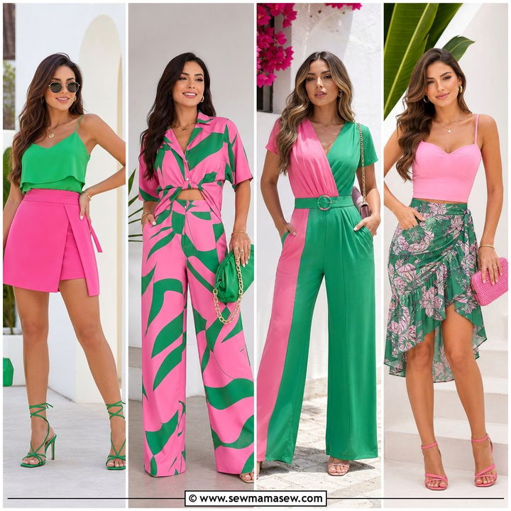 25 Pink and Green Outfit Ideas for Bold, Fresh Looks