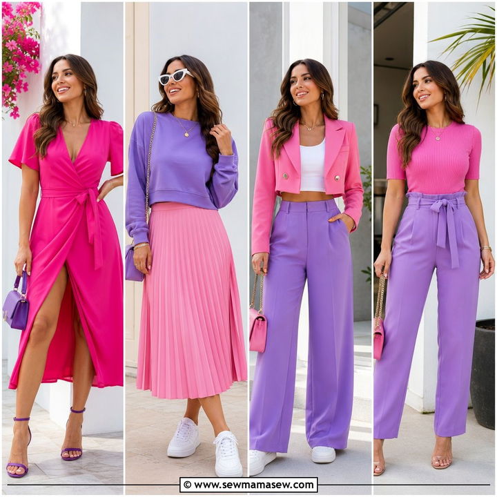 25 Pink and Purple Outfit Ideas for Dreamy Colorful Looks