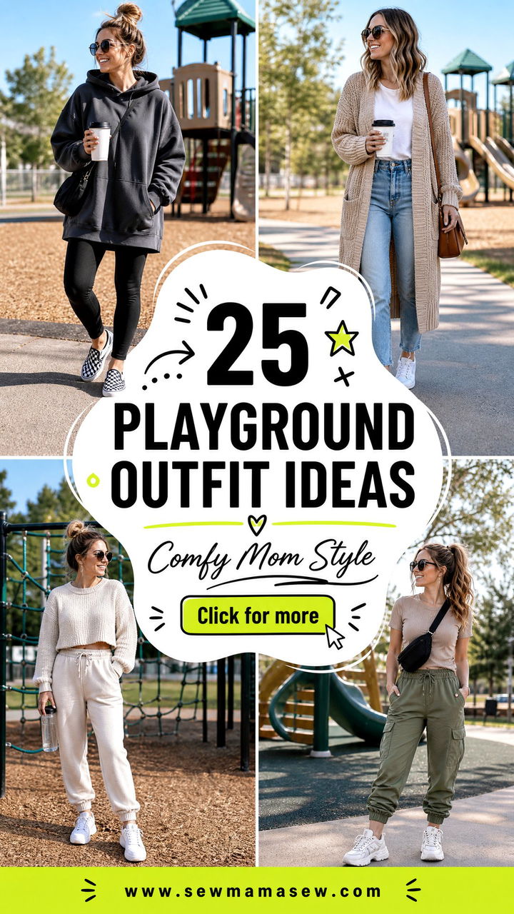 25 Playground Outfit Ideas for Moms Who Need Comfort - 25 Playground Outfit Ideas for Moms Who Need Comfort