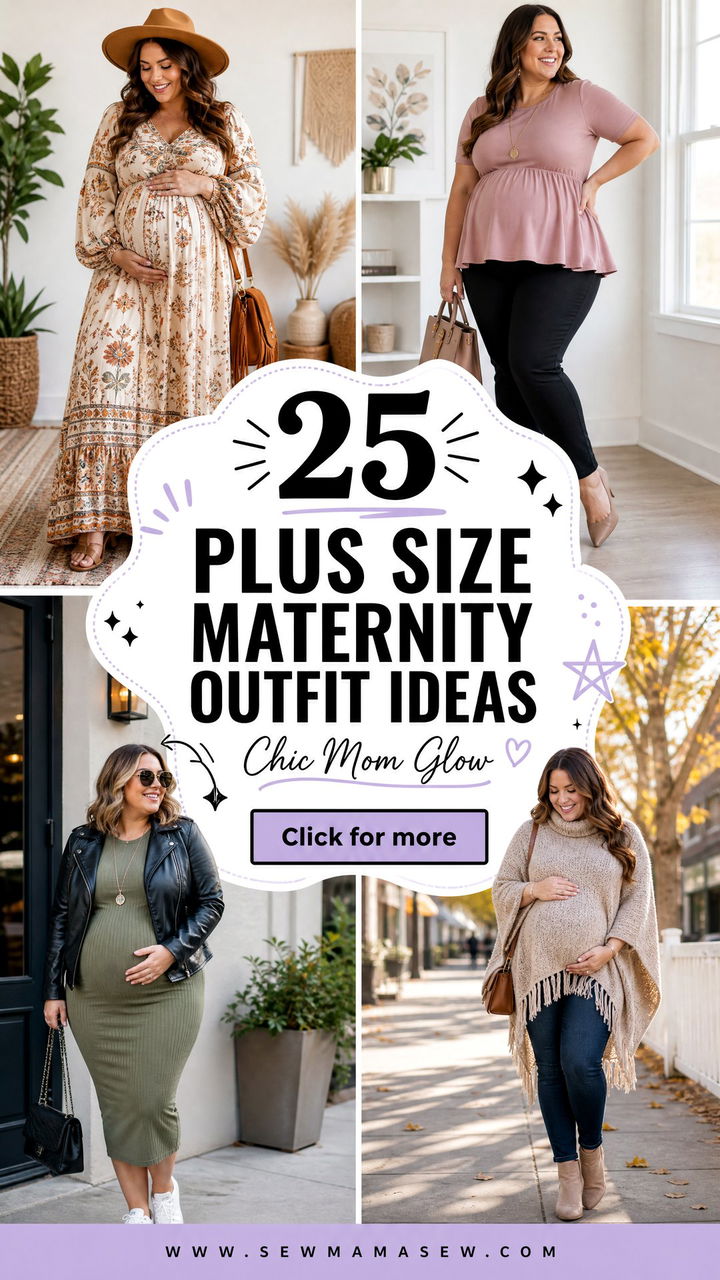 25 Plus Size Maternity Outfit Ideas for Chic Moms-to-Be - 25 Plus Size Maternity Outfit Ideas for Chic Moms-to-Be