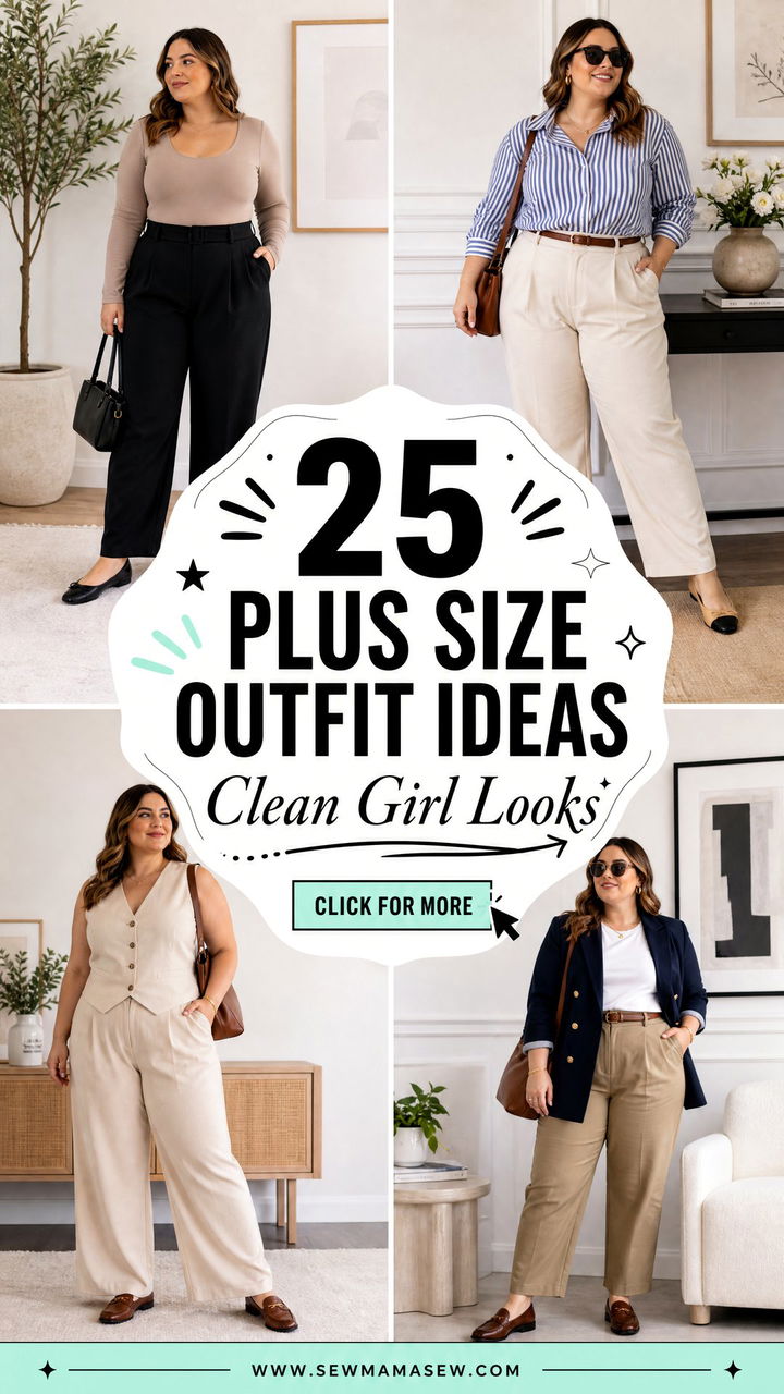 25 Plus Size Outfit Ideas Clean Girl Looks to Copy - 25 Plus Size Outfit Ideas Clean Girl Looks to Copy