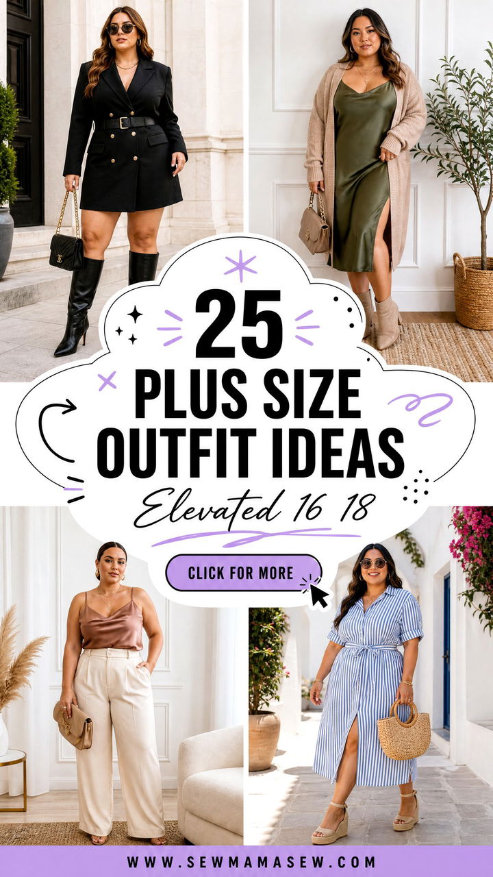 25 Plus Size Outfit Ideas for 16-18 to Elevate Looks - 25 Plus Size Outfit Ideas for 16-18 to Elevate Looks