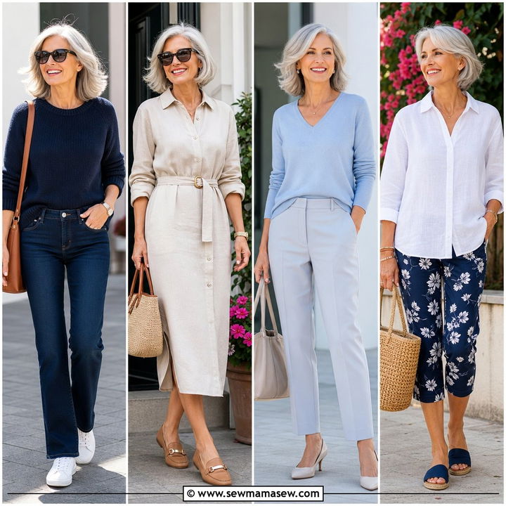 25 Plus Size Outfit Ideas for Women Over 70 to Shine