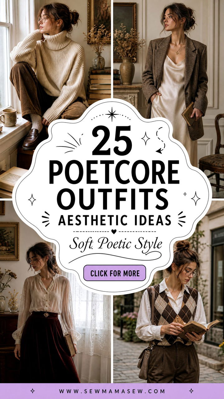 25 Poetcore Outfits Aesthetic Ideas For Soft Style - 25 Poetcore Outfits Aesthetic Ideas For Soft Style