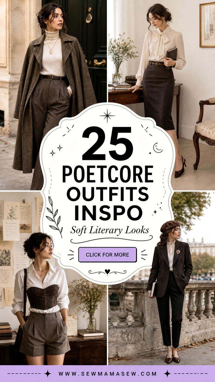 25 Poetcore Outfits Inspo for Soft Literary Style Looks - 25 Poetcore Outfits Inspo for Soft Literary Style Looks