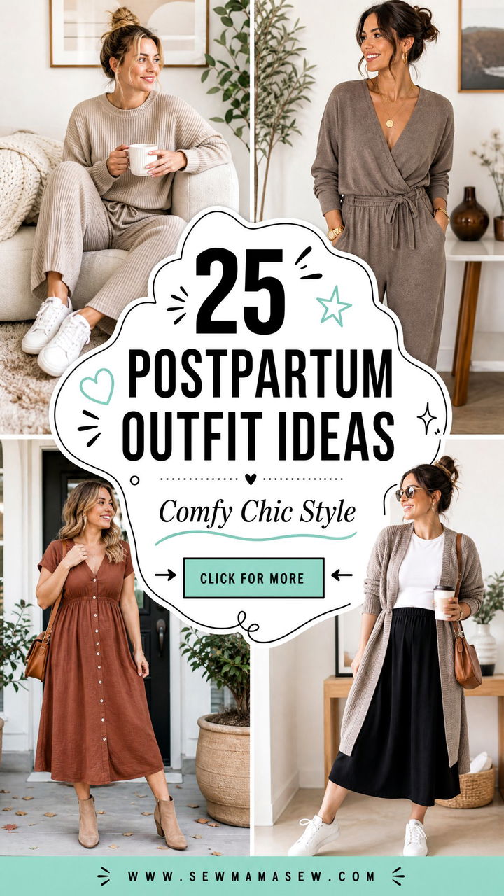 25 Postpartum Outfit Ideas 2026 for Comfy Chic Style - 25 Postpartum Outfit Ideas 2026 for Comfy Chic Style