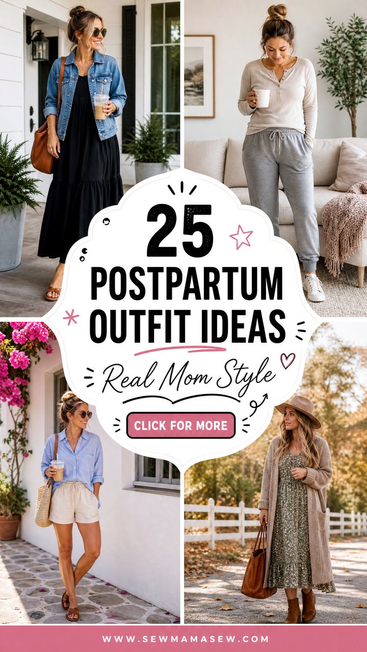 25 Postpartum Outfit Ideas That Fit New Body Real-Mom Style - 25 Postpartum Outfit Ideas That Fit New Body: Real-Mom Style