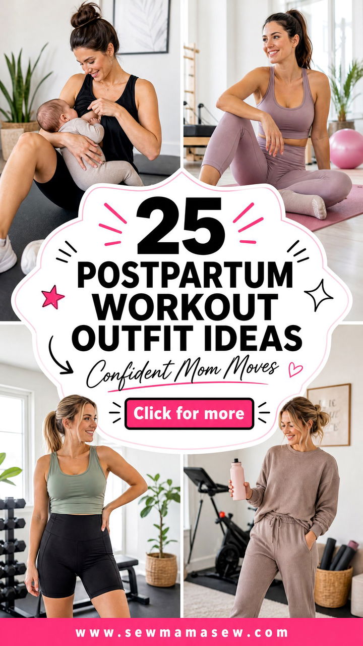 25 Postpartum Workout Outfit Ideas for Confident Moms - 25 Postpartum Workout Outfit Ideas for Confident Moms