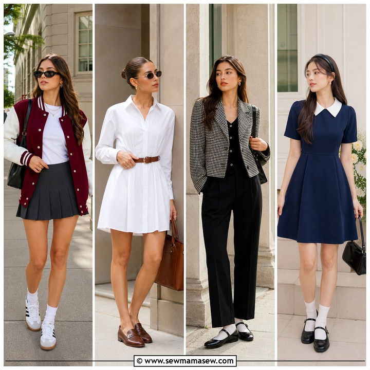25 Preppy Outfit Ideas for College to Look Polished