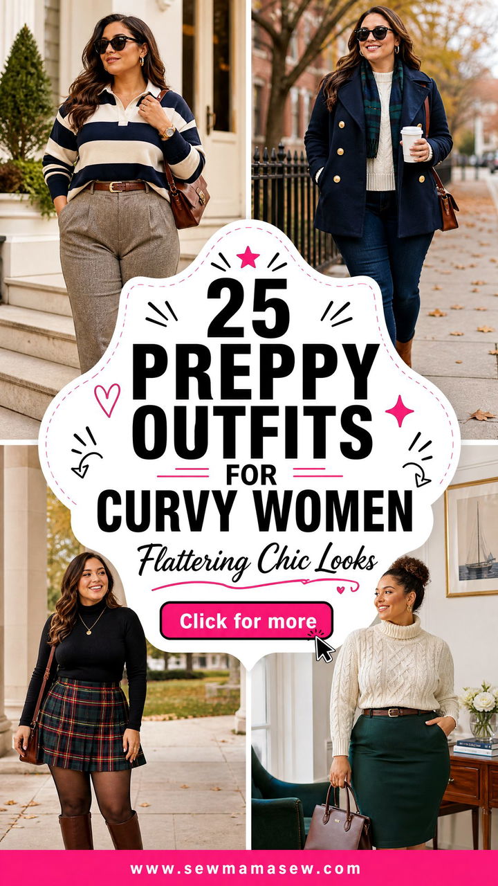 25 Preppy Outfits For Curvy Women Flattering Chic Looks - 25 Preppy Outfits For Curvy Women: Flattering Chic Looks