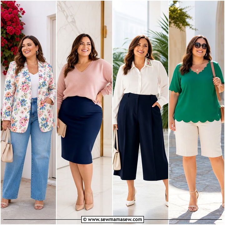 25 Preppy Outfits Plus Size for Polished Curvy Style