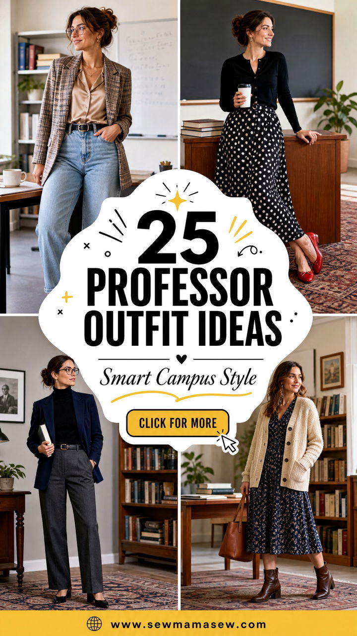 25 Professor Outfit Ideas For Smart Campus Style This Year - 25 Professor Outfit Ideas For Smart Campus Style This Year