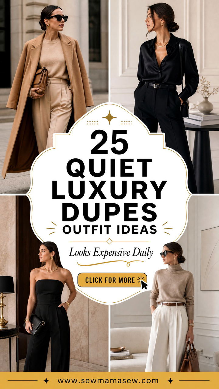 25 Quiet Luxury Dupes Outfit Ideas That Look Expensive - 25 Quiet Luxury Dupes Outfit Ideas That Look Expensive
