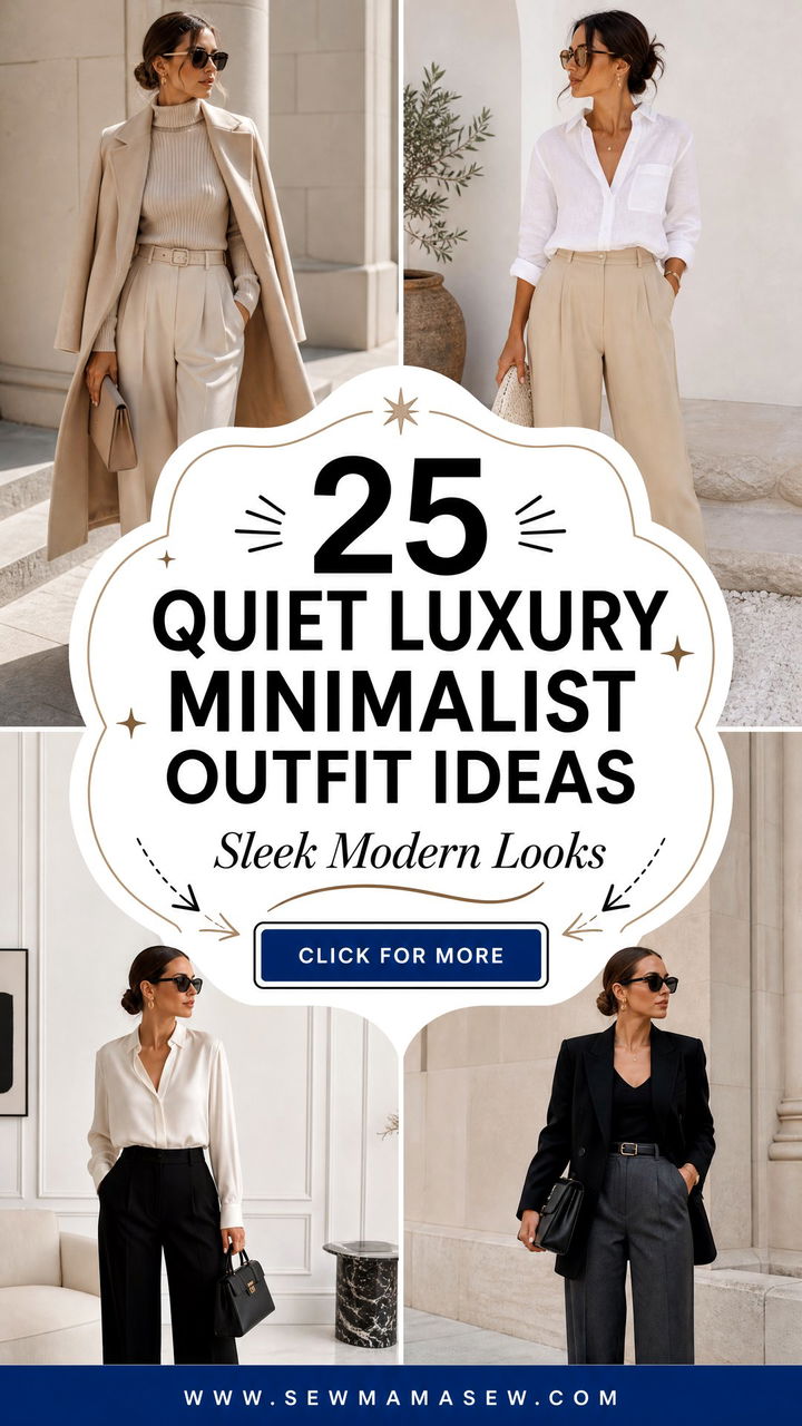 25 Quiet Luxury Minimalist Outfit Ideas for Sleek Style - 25 Quiet Luxury Minimalist Outfit Ideas for Sleek Style
