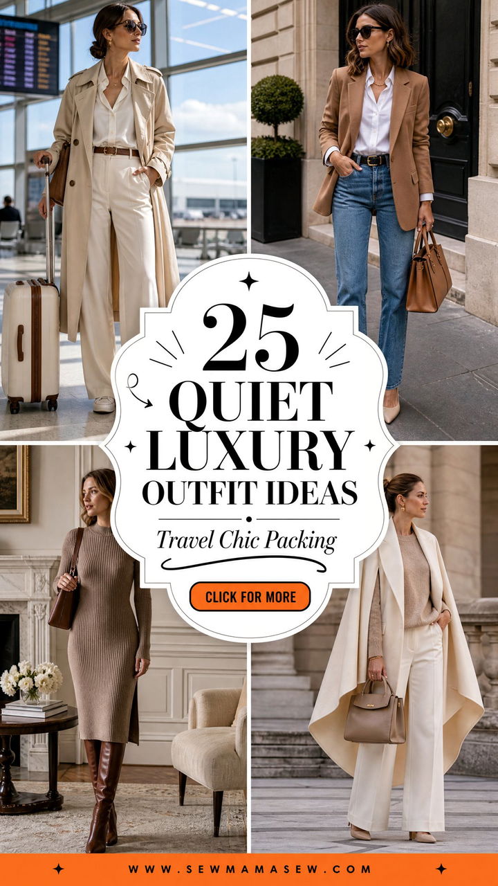 25 Quiet Luxury Outfit Ideas for Travel That Pack Well - 25 Quiet Luxury Outfit Ideas for Travel That Pack Well