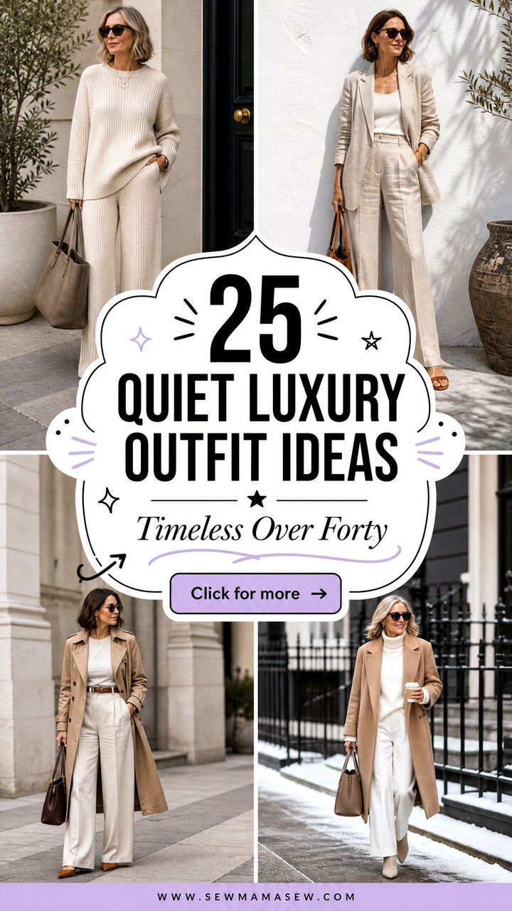 25 Quiet Luxury Outfit Ideas for Women Over 40 to Try - 25 Quiet Luxury Outfit Ideas for Women Over 40 to Try
