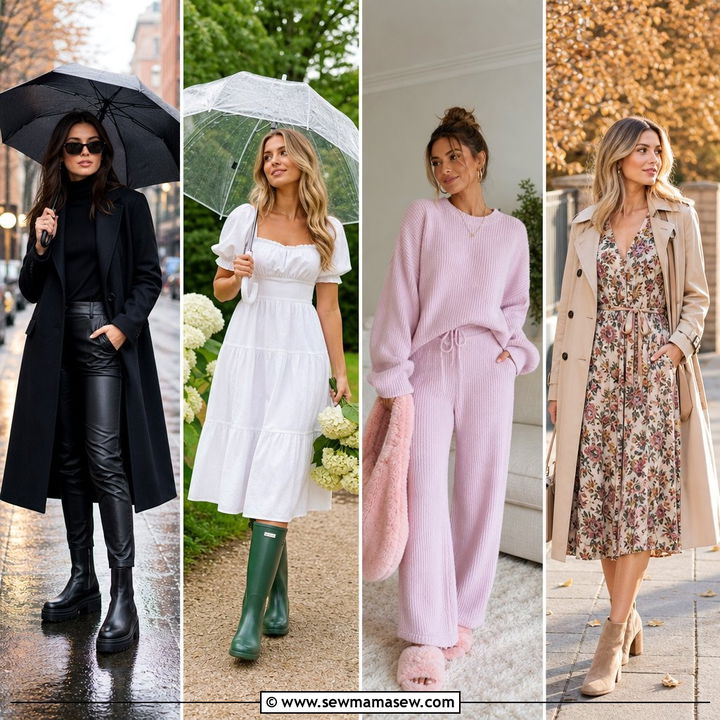 25 Rainy Day Outfits Aesthetic Looks For Cozy Street Style