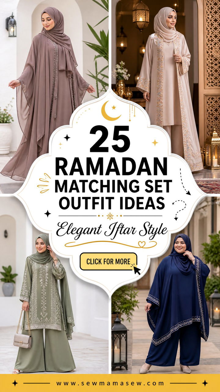 25 Ramadan Matching Set Outfit Ideas For Elegant Iftar Style - 25 Ramadan Matching Set Outfit Ideas For Elegant Iftar Style