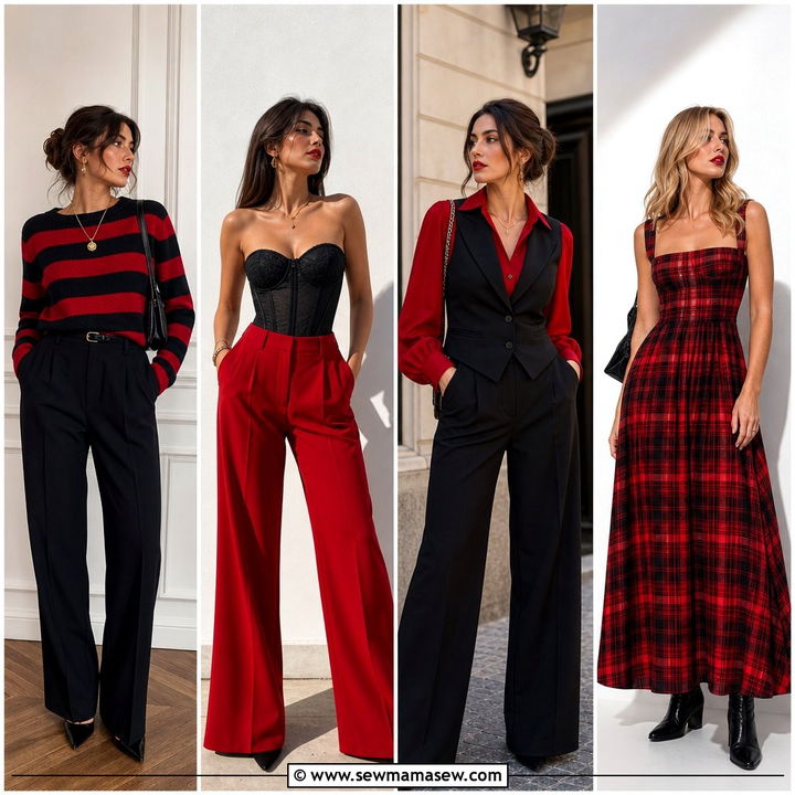 25 Red And Black Outfit Ideas For Bold Date Nights And Events