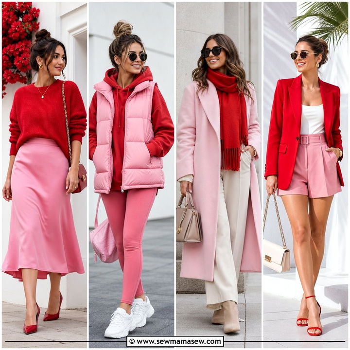 25 Red And Pink Outfit Ideas For Romantic Statement Style