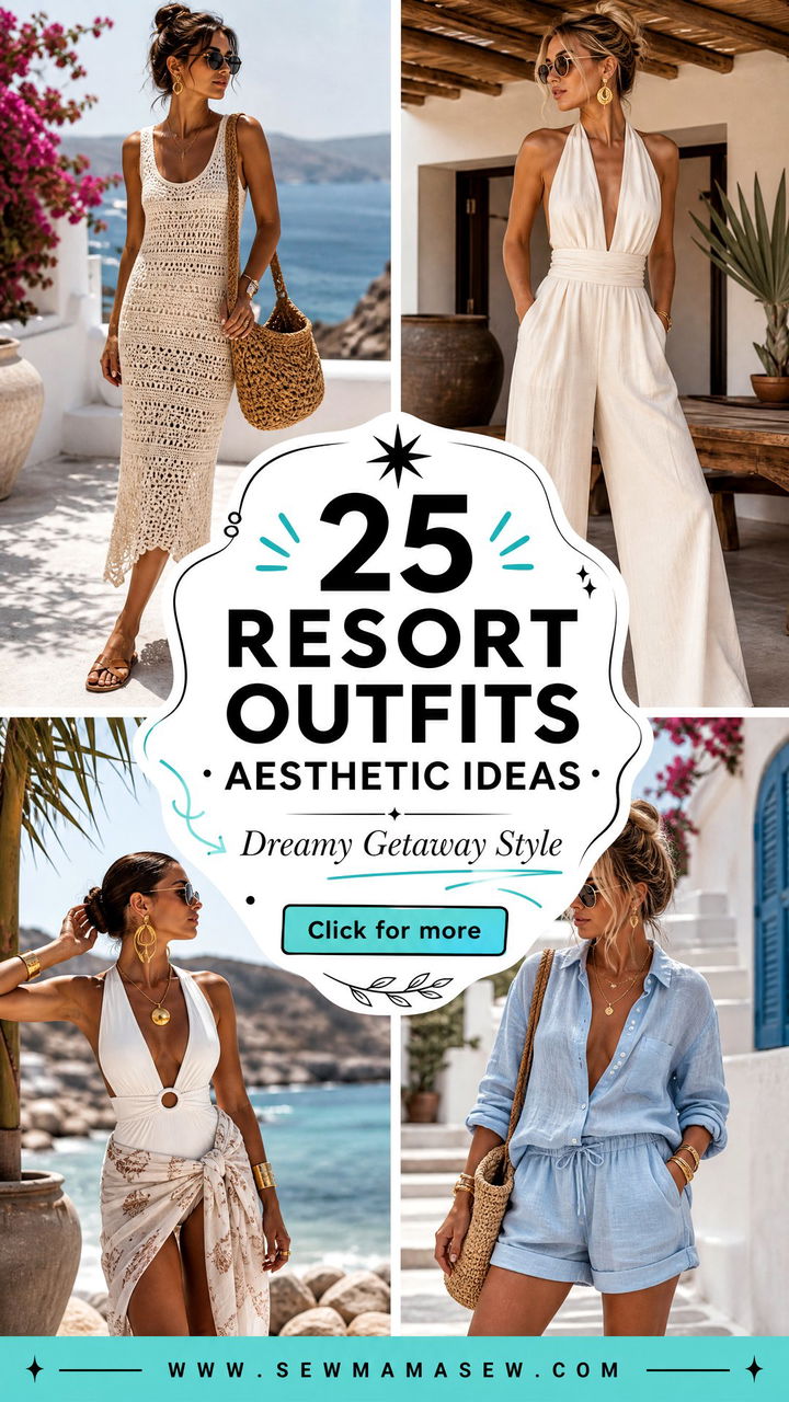 25 Resort Outfits Aesthetic Ideas for Dreamy Getaway Style - 25 Resort Outfits Aesthetic Ideas for Dreamy Getaway Style