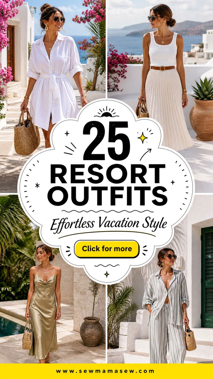 25 Resort Outfits Inspo For Effortless Vacation Style - 25 Resort Outfits Inspo For Effortless Vacation Style