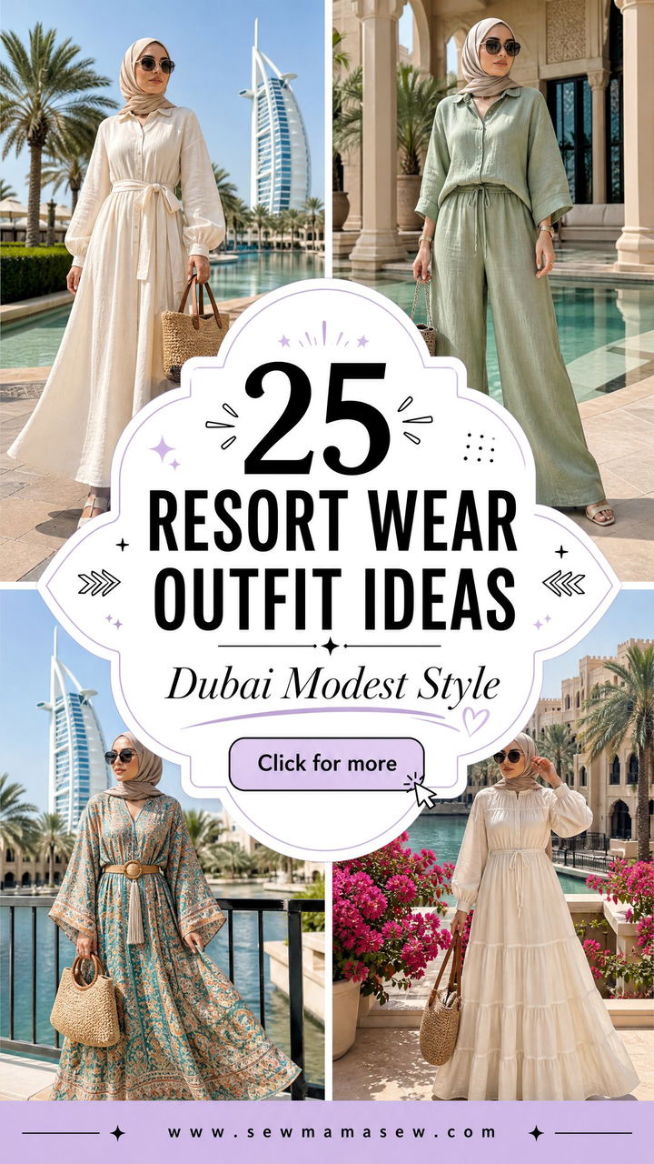 25 Resort Wear Outfit Ideas Dubai Modest Women Will Love - 25 Resort Wear Outfit Ideas Dubai Modest Women Will Love