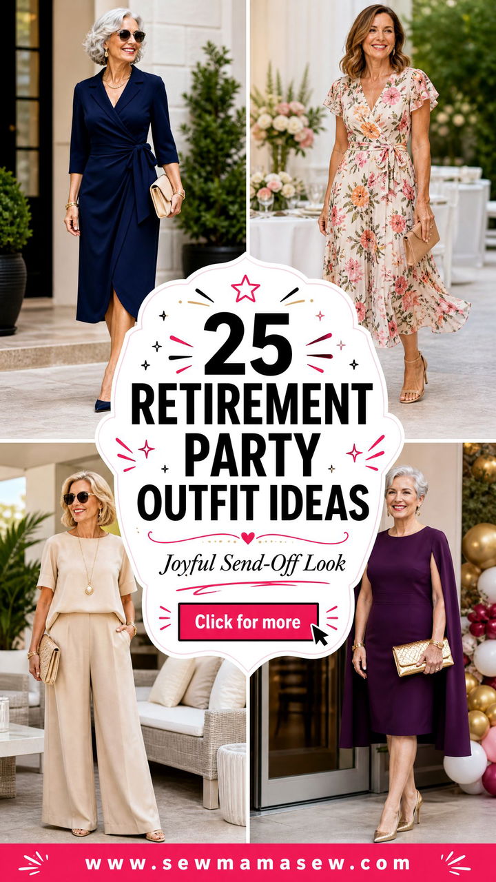 25 Retirement Party Outfit Ideas for a Joyful Send-Off Look - 25 Retirement Party Outfit Ideas for a Joyful Send-Off Look