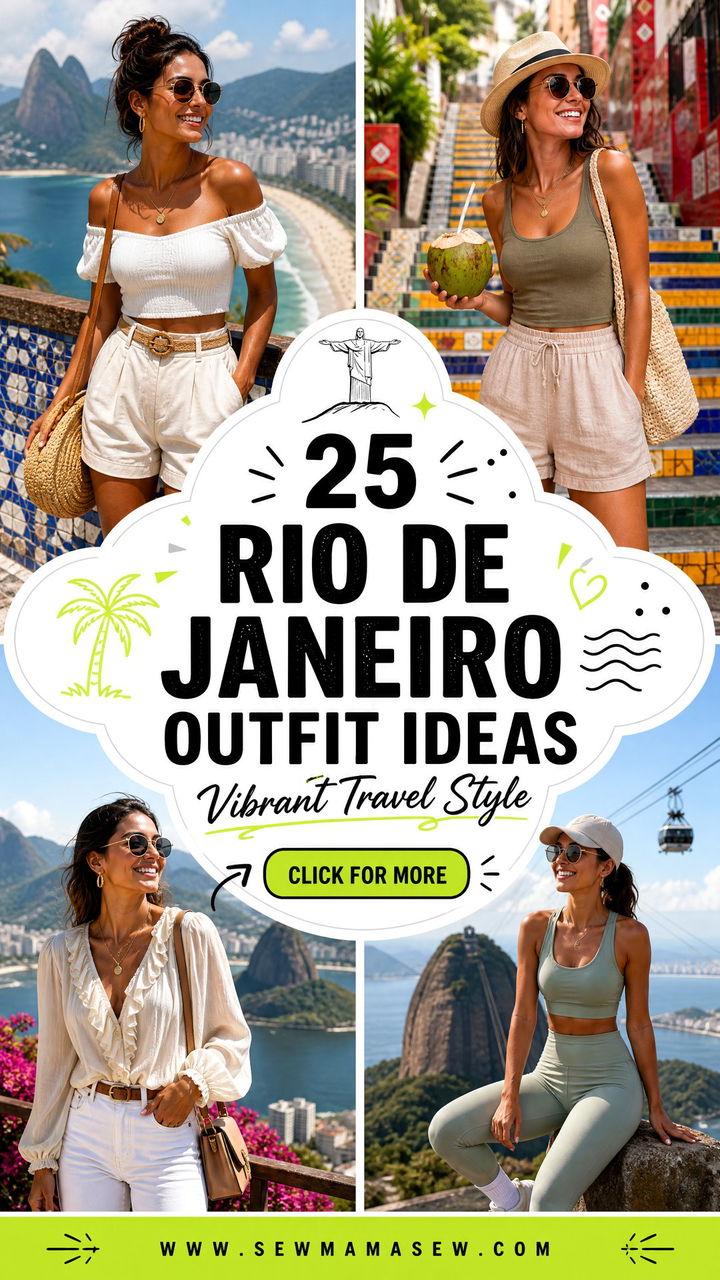 25 Rio de Janeiro Outfit Ideas for Vibrant Travel Style - 25 Rio de Janeiro Outfit Ideas for Vibrant Travel Style