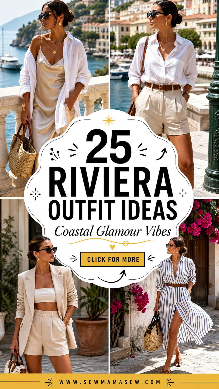 25 Riviera Outfit Ideas for Effortless Coastal Glamour - 25 Riviera Outfit Ideas for Effortless Coastal Glamour