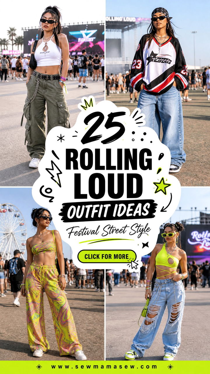 25 Rolling Loud Outfit Ideas for Festival-Ready Street Style - 25 Rolling Loud Outfit Ideas for Festival-Ready Street Style