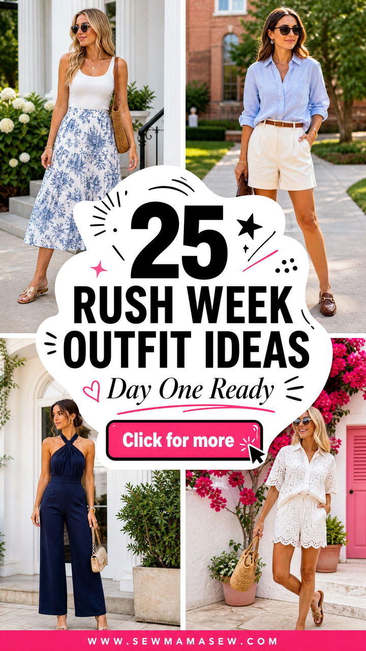 25 Rush Week Outfit Ideas Day 1 for First Impressions - 25 Rush Week Outfit Ideas Day 1 for First Impressions