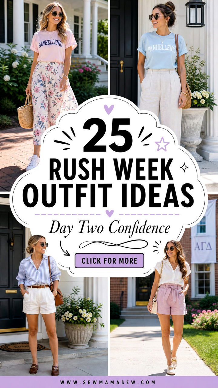 25 Rush Week Outfit Ideas Day 2 for Confident Style - 25 Rush Week Outfit Ideas Day 2 for Confident Style
