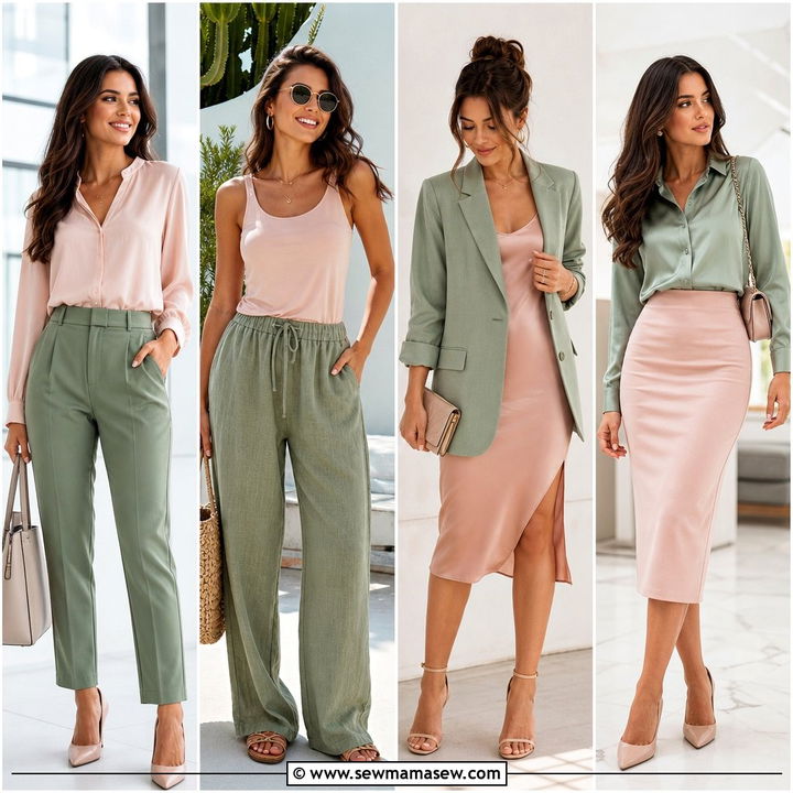 25 Sage and Blush Outfit Ideas for Soft Feminine Looks