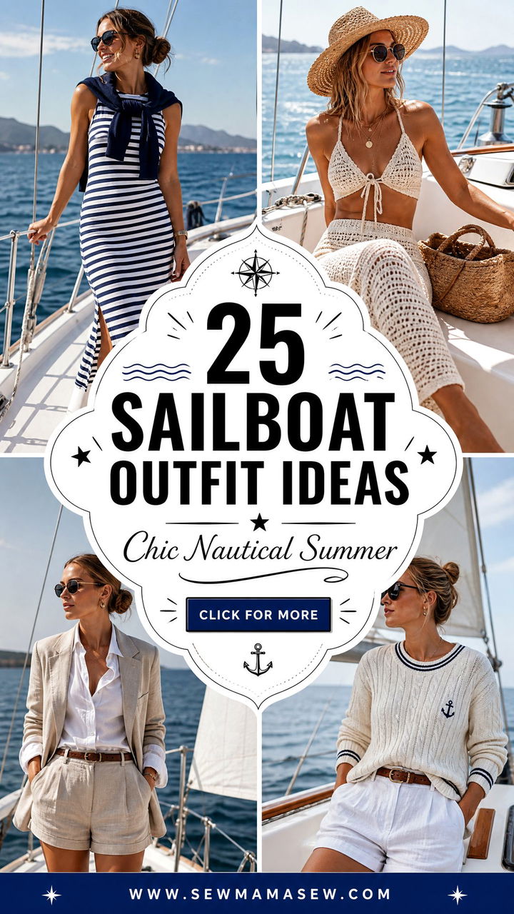 25 Sailboat Outfit Ideas for Chic Nautical Summer Style - 25 Sailboat Outfit Ideas for Chic Nautical Summer Style