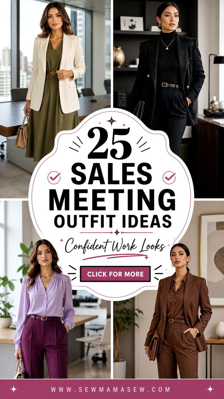 25 Sales Meeting Outfit Ideas to Look Confident at Work - 25 Sales Meeting Outfit Ideas to Look Confident at Work