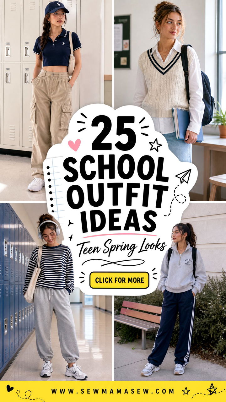 25 School Outfit Ideas for Teens Spring 2026 Looks to Try - 25 School Outfit Ideas for Teens Spring 2026 Looks to Try