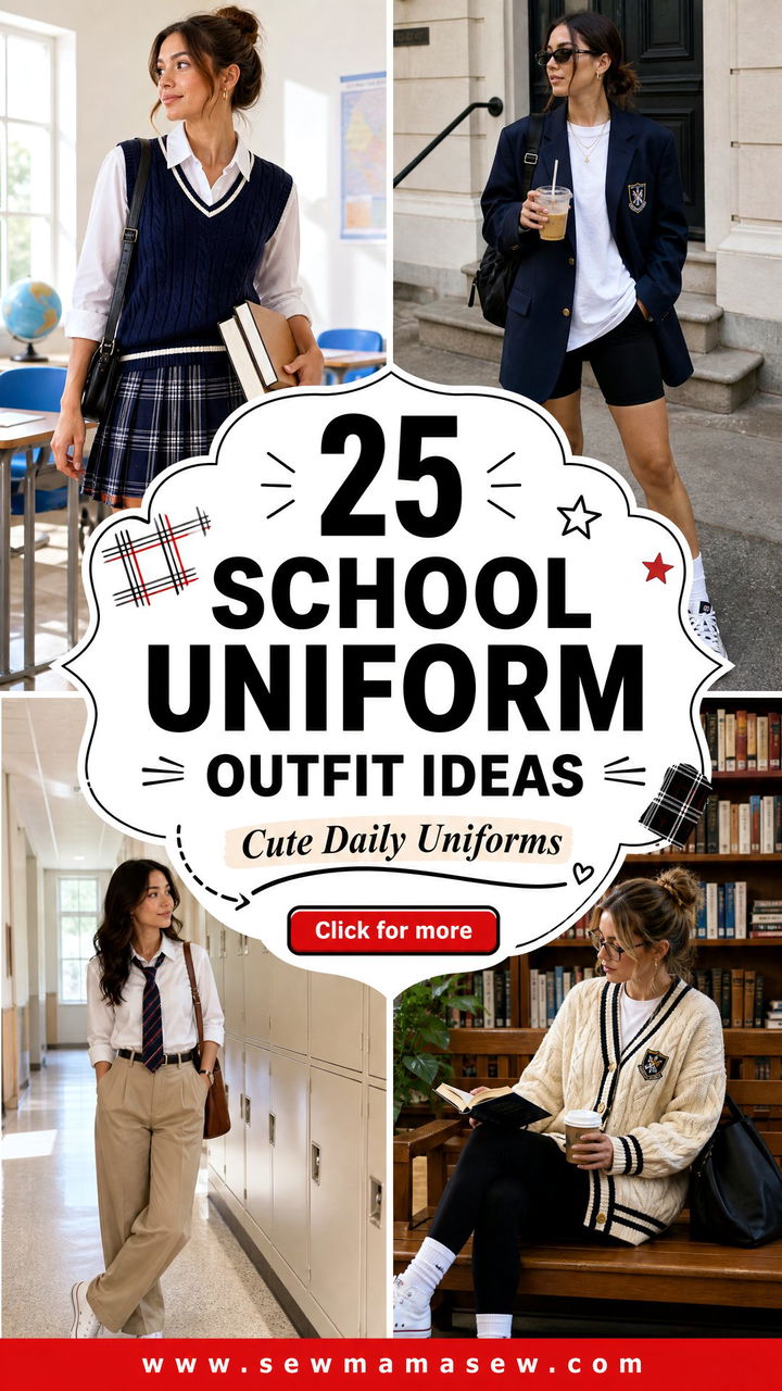 25 School Uniform Outfit Ideas Cute Enough for Every Day - 25 School Uniform Outfit Ideas Cute Enough for Every Day