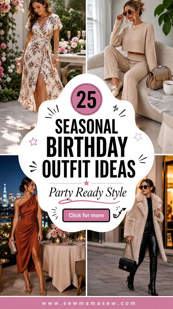 25 Seasonal Birthday Outfit Ideas for Unforgettable Parties - 25 Seasonal Birthday Outfit Ideas for Unforgettable Parties