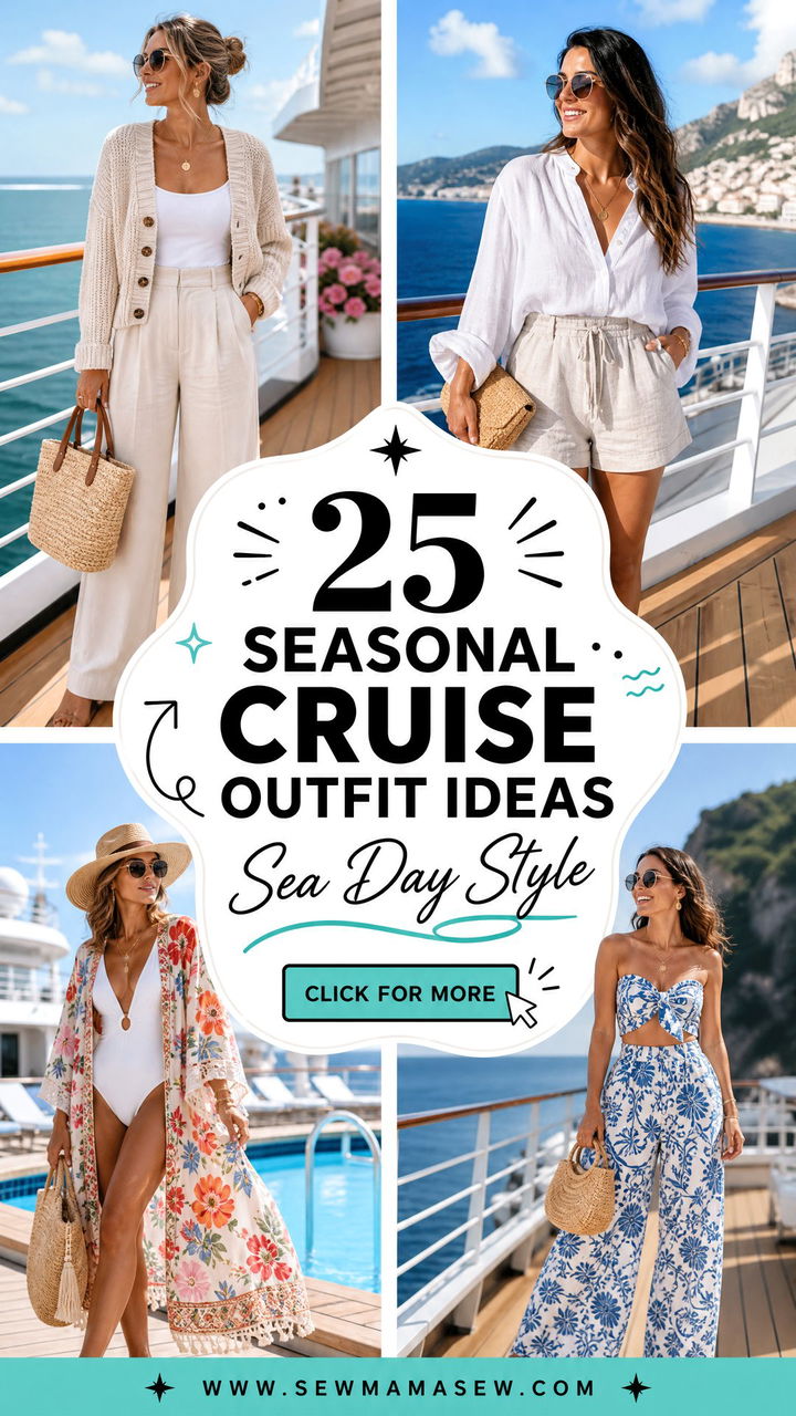 25 Seasonal Cruise Outfit Ideas for Stylish Days at Sea - 25 Seasonal Cruise Outfit Ideas for Stylish Days at Sea