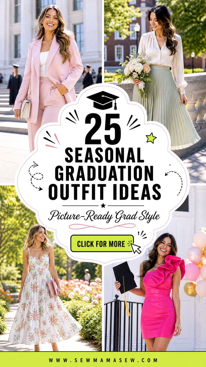 25 Seasonal Graduation Outfit Ideas for Picture-Ready Style - 25 Seasonal Graduation Outfit Ideas for Picture-Ready Style