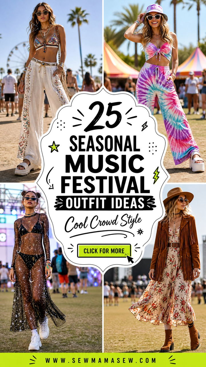 25 Seasonal Music Festival Outfit Ideas for Cool Crowd Style - 25 Seasonal Music Festival Outfit Ideas for Cool Crowd Style