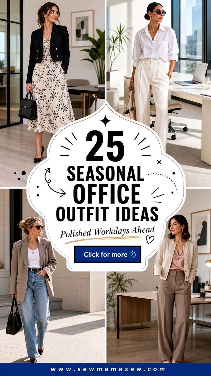 25 Seasonal Office Outfit Ideas for Polished Workdays - 25 Seasonal Office Outfit Ideas for Polished Workdays