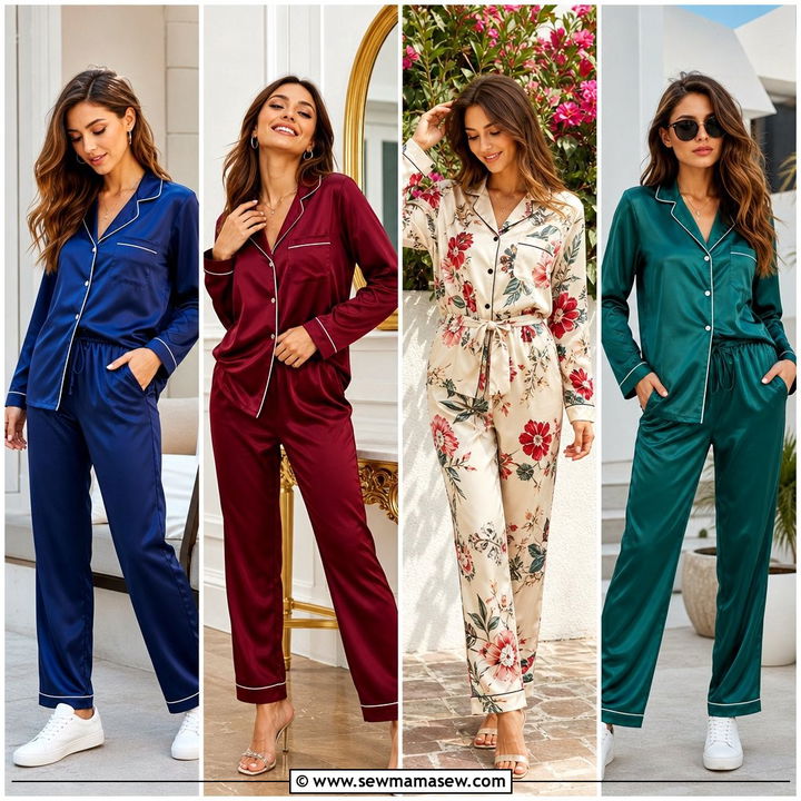 25 Silk Pajama Set Outfit Ideas for Chic Cozy Days at Home