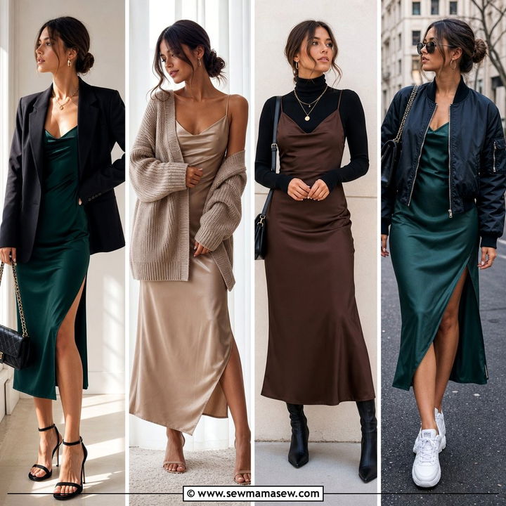 25 Slip Dress Outfits Aesthetic Ideas for Minimal Chic Style