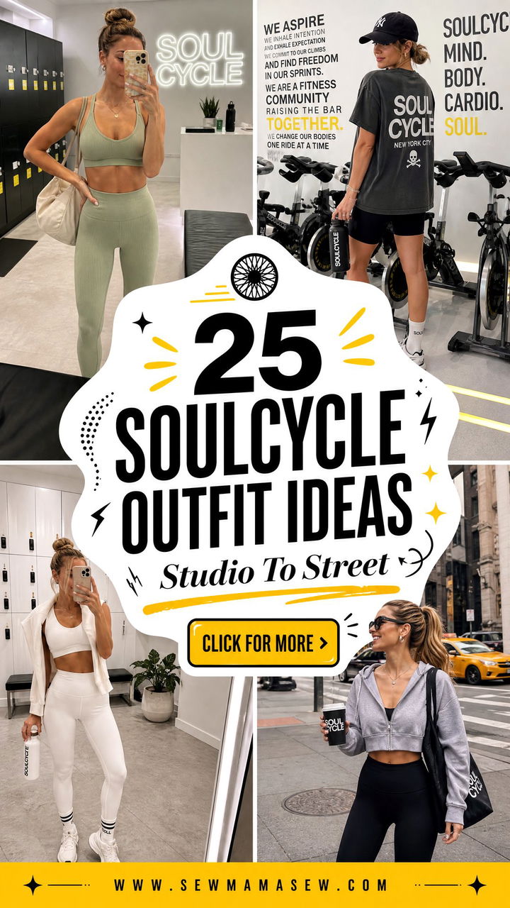 25 SoulCycle Outfit Ideas for Confident Studio-to-Street Style - 25 SoulCycle Outfit Ideas for Confident Studio-to-Street Style
